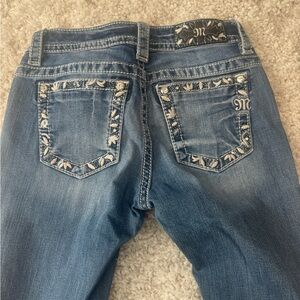 Miss Me Embellished Blue Boot Cut Jeans